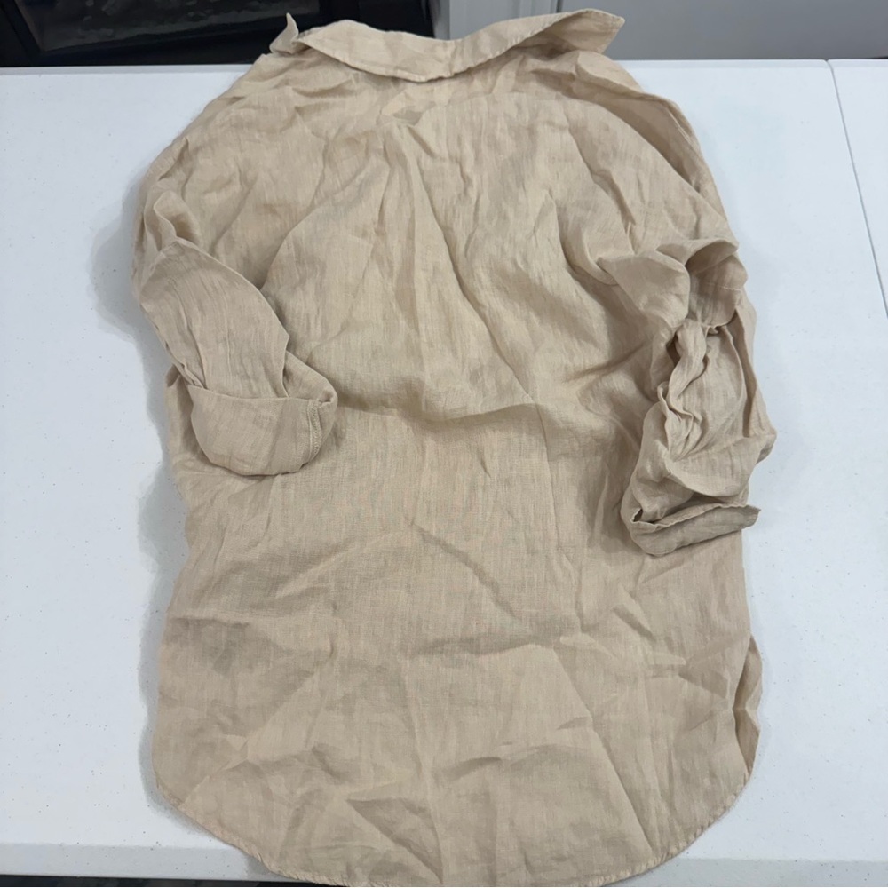 Zara linen button down - Picture 2 of 2
